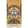 Image of Lanarte Antwerp Central Station Cross Stitch Kit