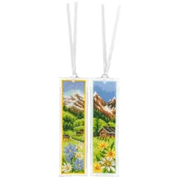 Vervaco Alpine Meadow Bookmarks Cross Stitch Kit