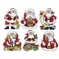 Image of Design Works Crafts Getting Ready Santas Christmas Cross Stitch Kit