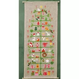 Permin The Tree Advent Christmas Cross Stitch Kit