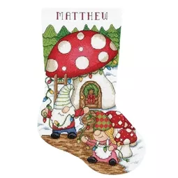 Design Works Crafts Gnomes Stocking Christmas Cross Stitch Kit