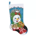 Image of Design Works Crafts Cat Crazy Stocking Christmas Craft Kit