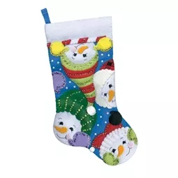 Design Works Crafts Peek-a-Boo Stocking Christmas Craft Kit