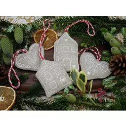Anchor Gingerbread Ornaments Embroidery Kit
