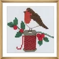 Image of Trimits Christmas Robin Cross Stitch Kit