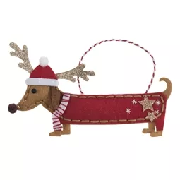 Trimits Dachshund Felt Ornament Christmas Craft Kit
