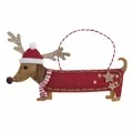 Image of Trimits Dachshund Felt Ornament Christmas Craft Kit