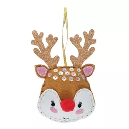 Trimits Reindeer felt Ornament Christmas Craft Kit