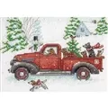 Image of Dimensions Joy Ride Christmas Cross Stitch Kit