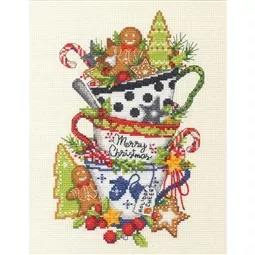 Dimensions Christmas Tea Cross Stitch Kit