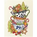 Image of Dimensions Christmas Tea Cross Stitch Kit