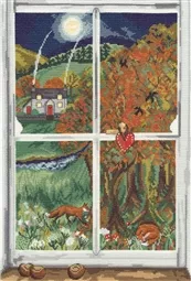 Bothy Threads Conker Window Cross Stitch Kit