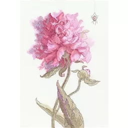 Aine Peonies - Grace Cross Stitch Kit