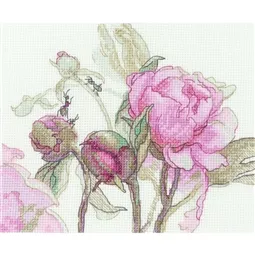 Aine Peonies - Delight Cross Stitch Kit