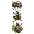 Image of RIOLIS Three Raccoons Cross Stitch Kit