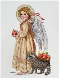 Merejka It's Apple Picking Time Cross Stitch Kit