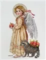 Image of Merejka It's Apple Picking Time Cross Stitch Kit