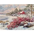 Image of Merejka The Lake House Christmas Cross Stitch Kit