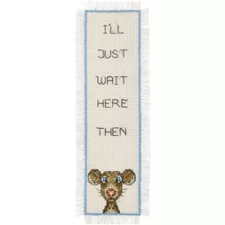 Permin I'll Just Wait Here Cross Stitch Kit