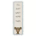 Image of Permin I'll Just Wait Here Cross Stitch Kit