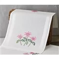 Image of Permin Light Pink Hydrangea Runner Embroidery Kit