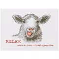 Image of Permin We Are All Crazy Cross Stitch Kit