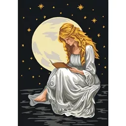 Gobelin-L Reading by Moonlight Tapestry Canvases