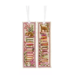 Vervaco Cats on Book Piles Bookmarks Cross Stitch Kit