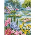 Image of Lanarte By the Waterlily Pond Cross Stitch Kit