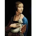 Image of RIOLIS Lady with an Ermine - Da Vinci Cross Stitch Kit