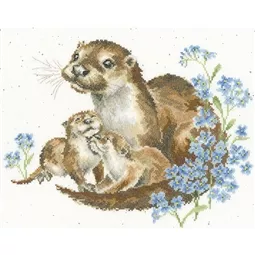 Bothy Threads Otterly Adorable Cross Stitch Kit