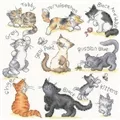 Image of Bothy Threads Meow! Cross Stitch Kit