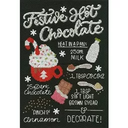 Bothy Threads Festive Hot Chocolate Christmas Cross Stitch Kit