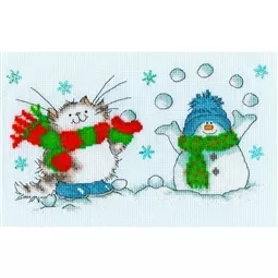 Bothy Threads It's Snow Fun Without You Christmas Cross Stitch Kit