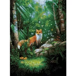 RIOLIS Fox in the Forest Cross Stitch Kit