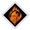 Image of RIOLIS Flaming Phoenix Cross Stitch Kit