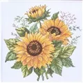 Image of VDV Sunflowers Cross Stitch Kit