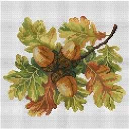 VDV Acorns Cross Stitch Kit