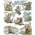 Image of VDV Forest Cubs Cross Stitch Kit