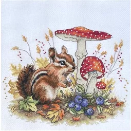 VDV Chipmunk Cross Stitch Kit