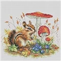 Image of VDV Chipmunk Cross Stitch Kit