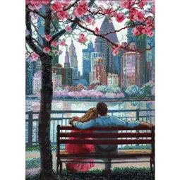 Aine Blooming New York Cross Stitch Kit