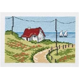 Permin House by the Water Cross Stitch Kit