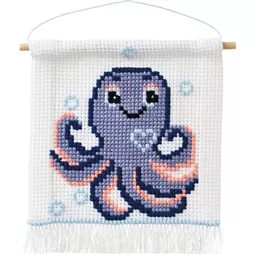 Permin Octopus Cross Stitch Kit