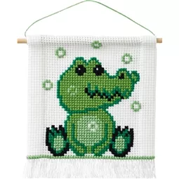 Permin Crocodile Cross Stitch Kit