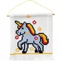 Image of Permin Unicorn Cross Stitch Kit