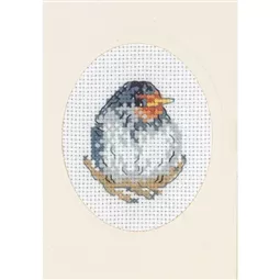 Permin Swallow Card Cross Stitch Kit