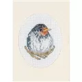 Image of Permin Swallow Card Cross Stitch Kit