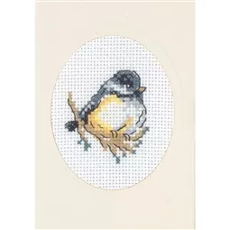 Permin Titmouse Card Cross Stitch Kit