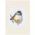 Image of Permin Titmouse Card Cross Stitch Kit